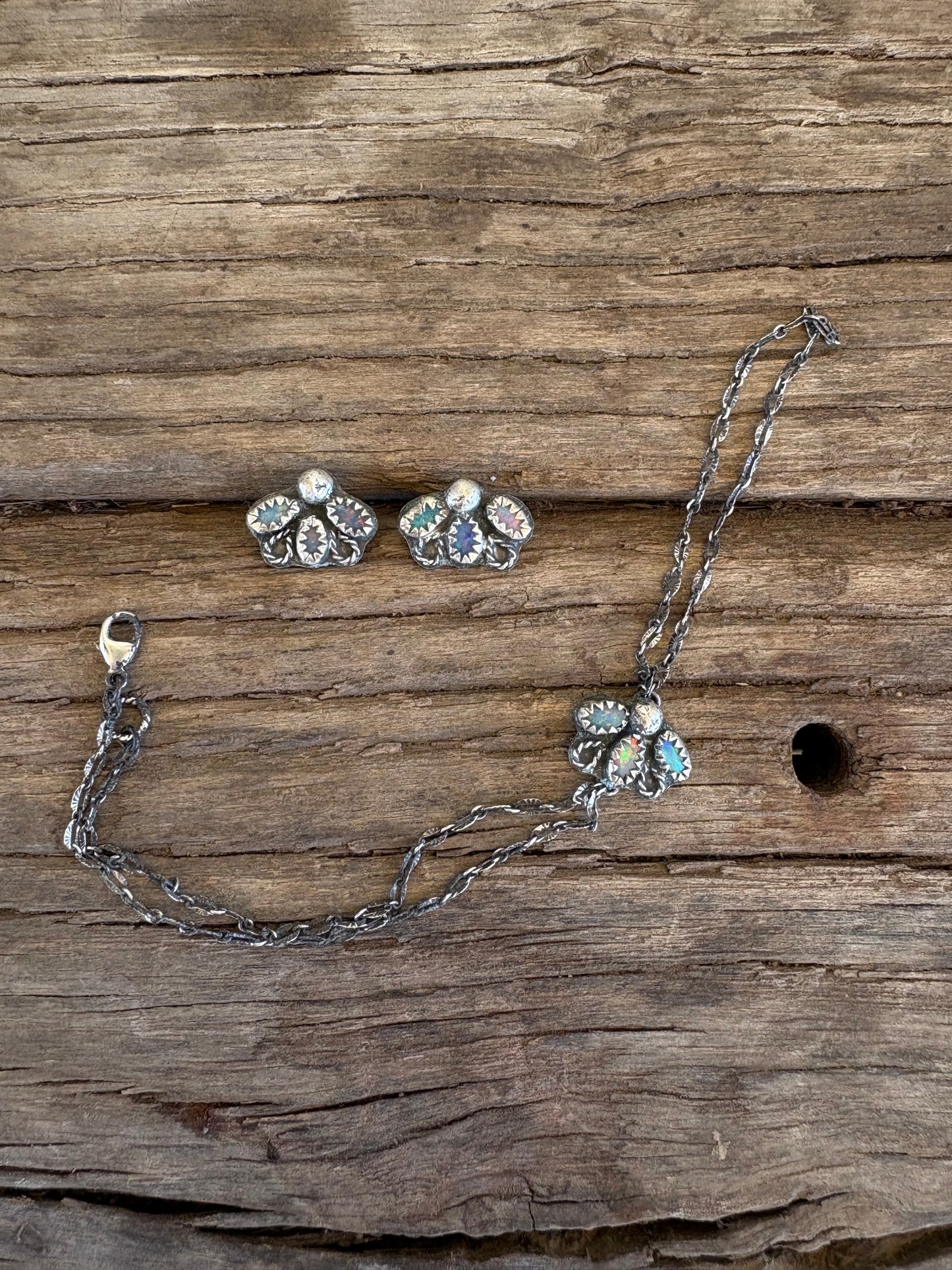 The “Opal Flower” Hand Chain