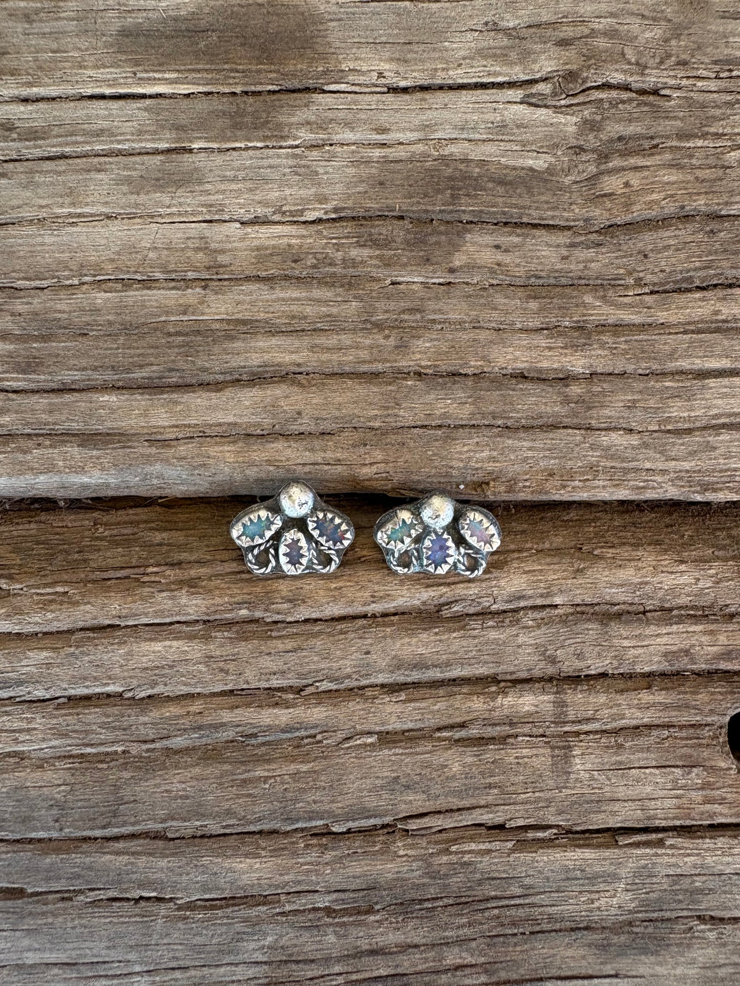 The “Opal Flower” Studs