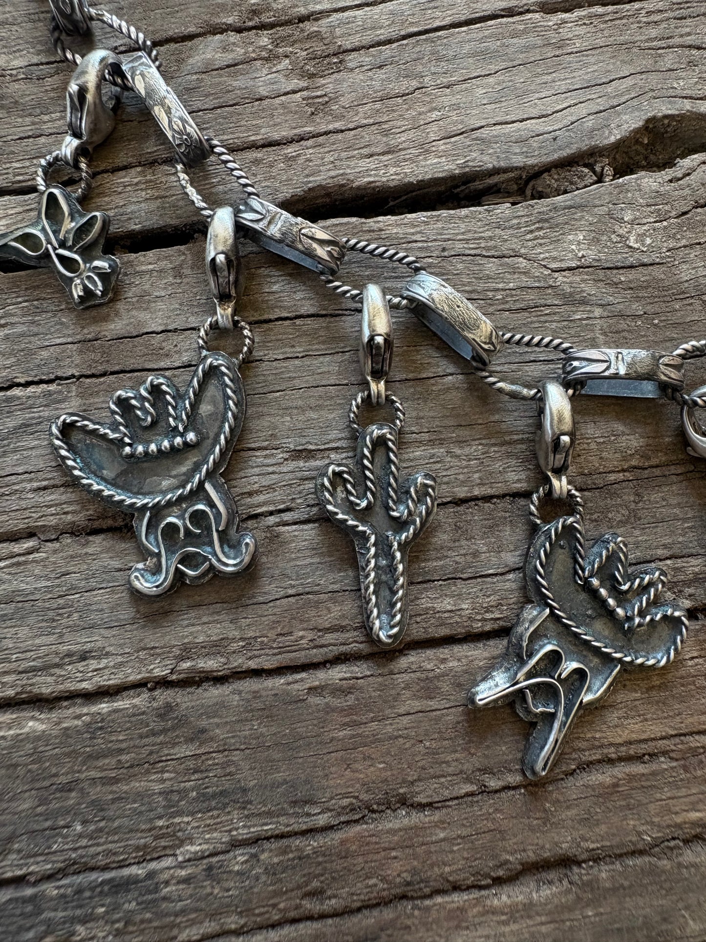 Rope Saguaro Cactus Charm 