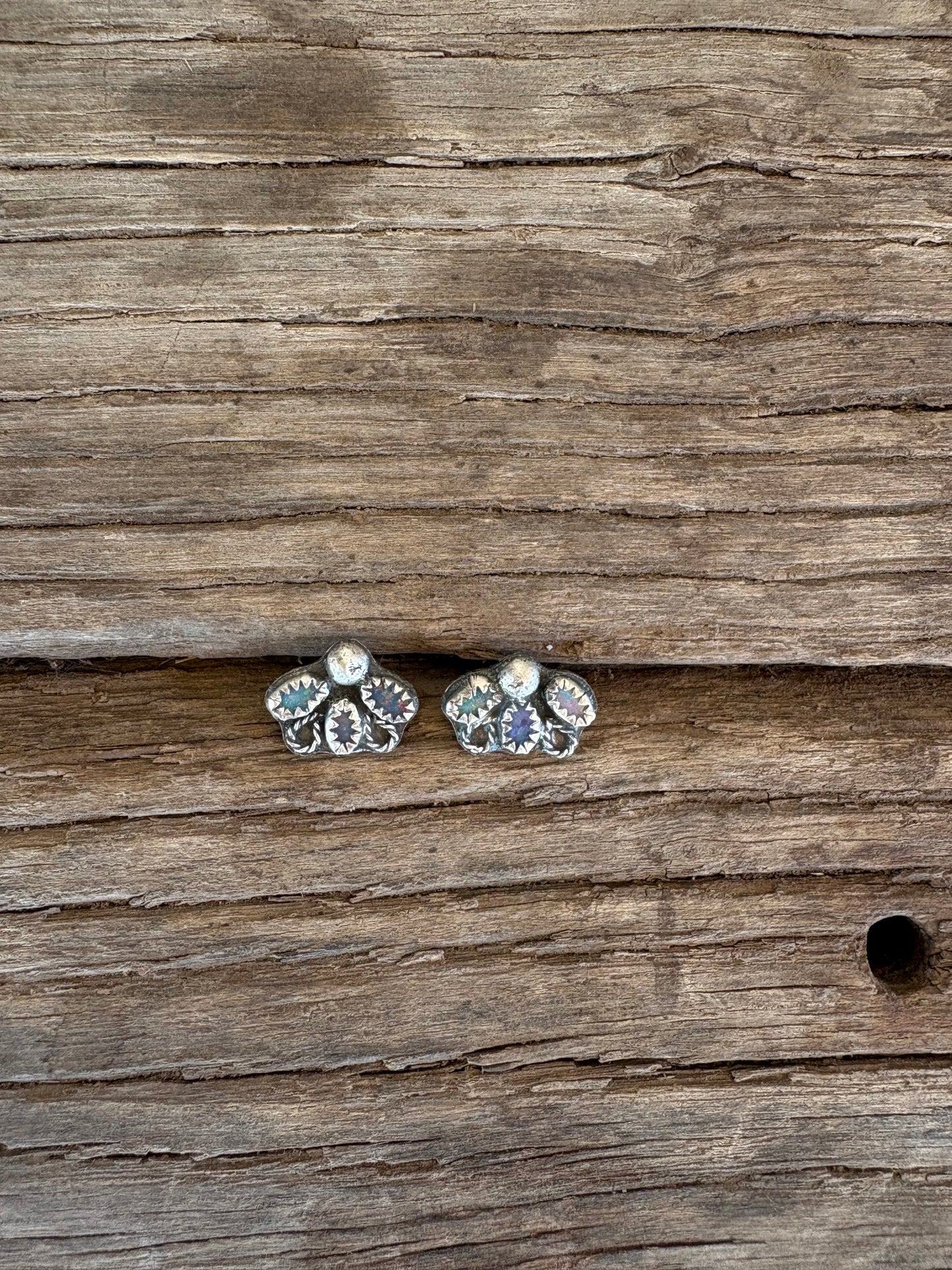 The “Opal Flower” Studs