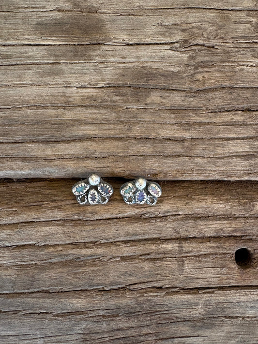 The “Opal Flower” Studs