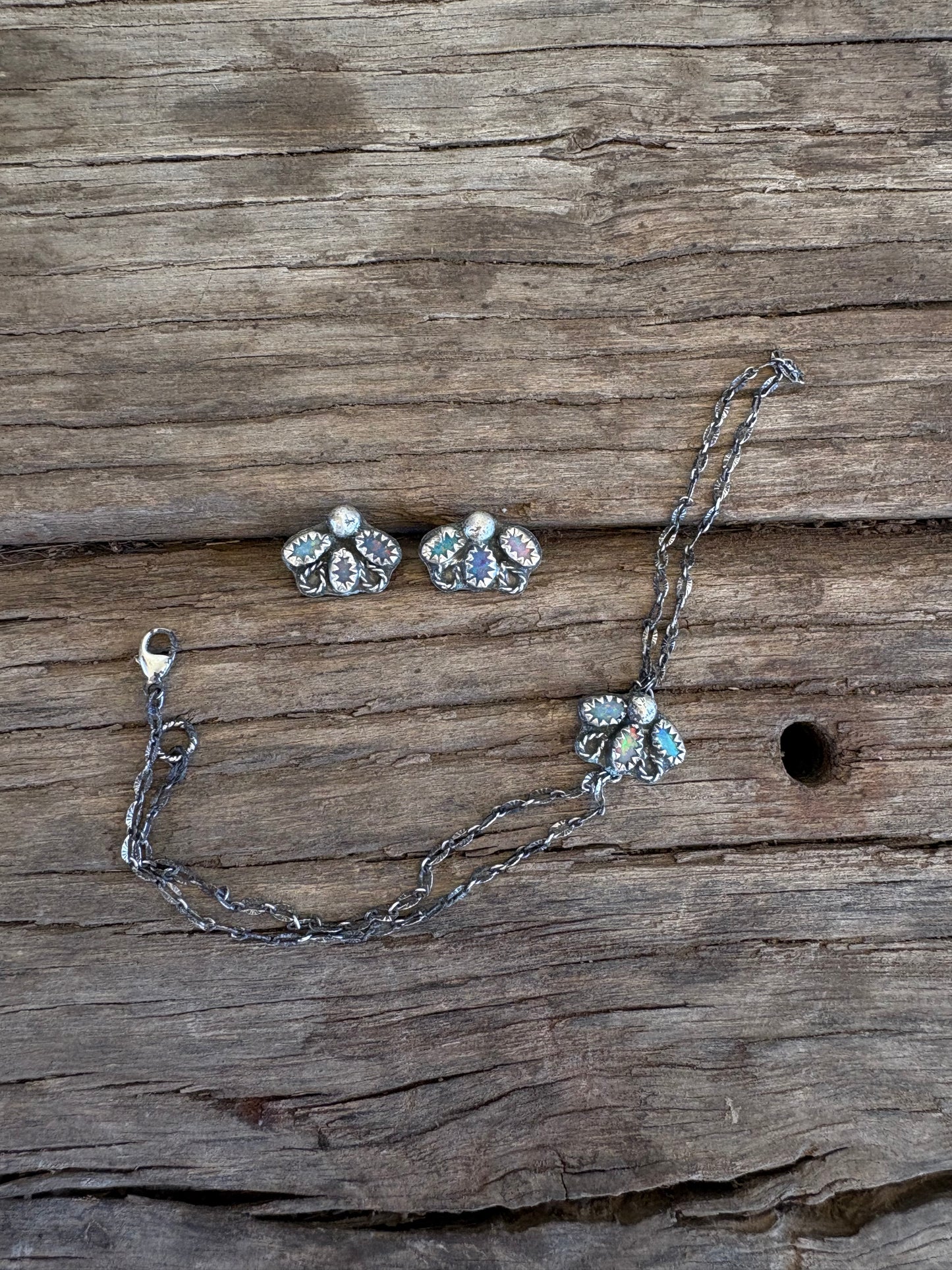 The “Opal Flower” Hand Chain