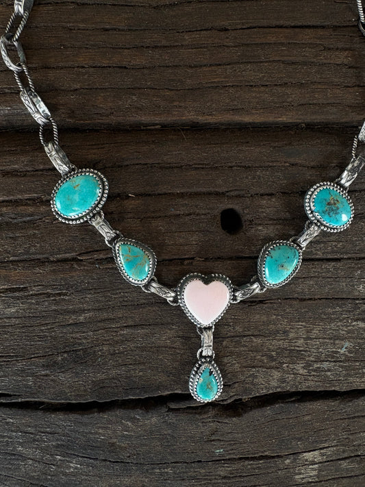 “Pink Lady” Choker Necklace