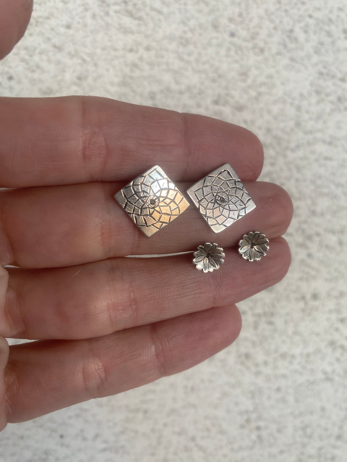 “Dahlia” Studs