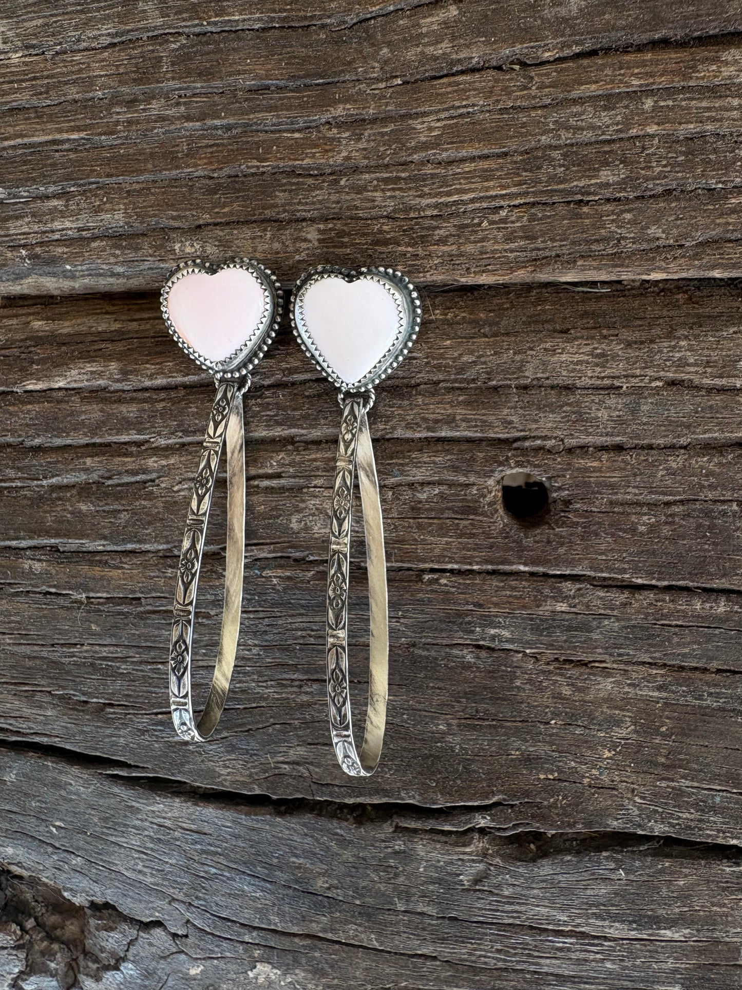 Pink Conch Tear Drops