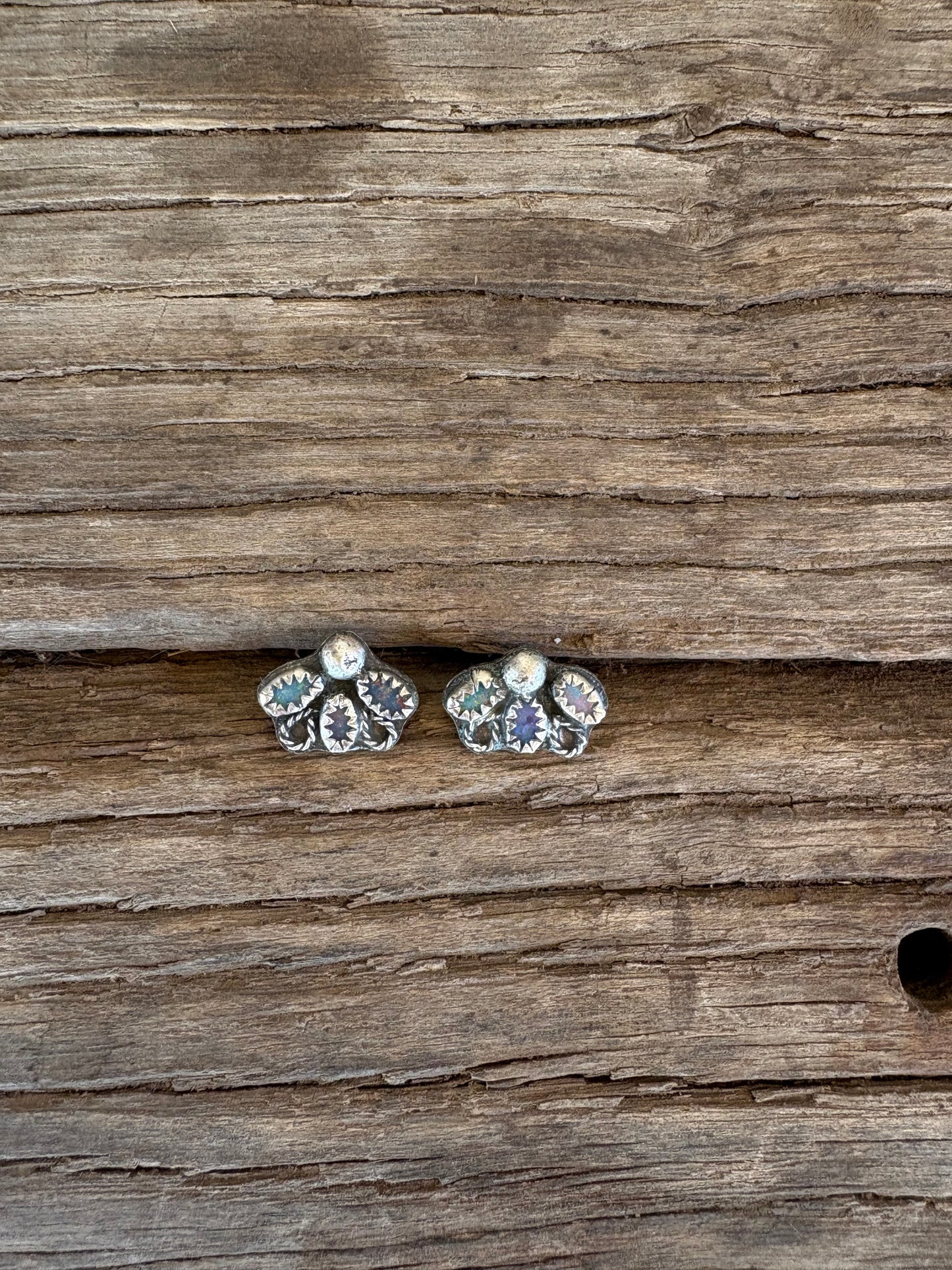 The “Opal Flower” Studs