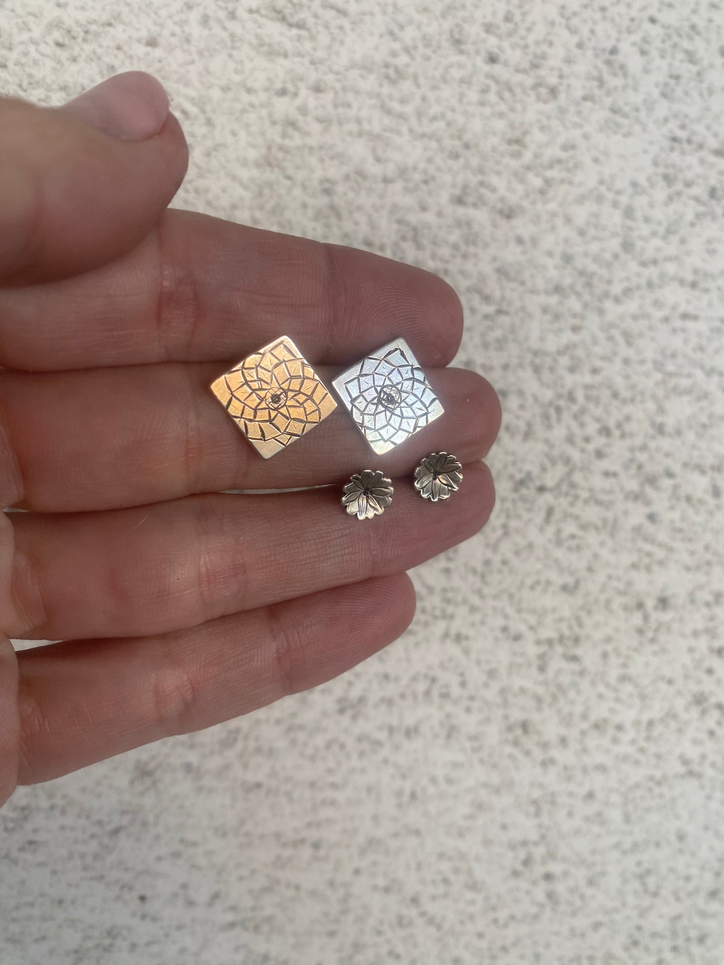 “Dahlia” Studs