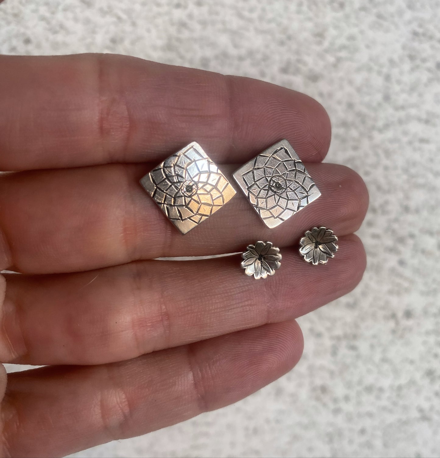 “Dahlia” Studs