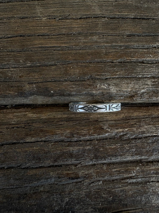 Floral Stacker Ring